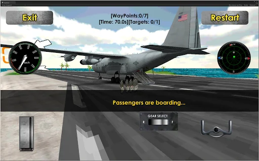 Flight Sim: Transport Plane 3D screenshot 4