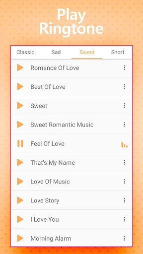 Romantic Ringtones screenshot 3