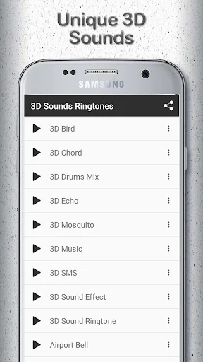 3D Sounds Ringtones screenshot 1