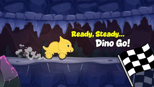 Dino racing Car games for kids screenshot 2