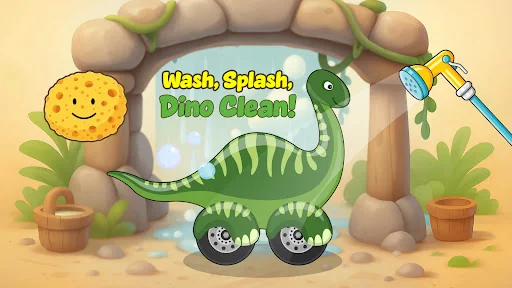Dino racing Car games for kids screenshot 4