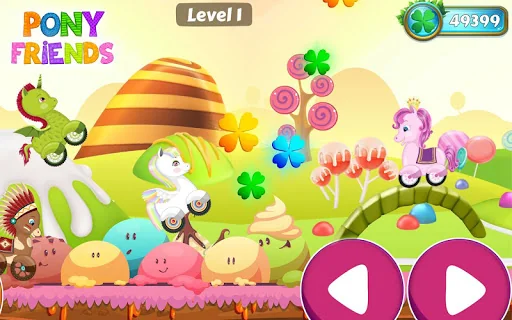 Pony games for girls, kids screenshot 2