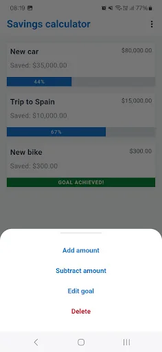 Savings Calculator screenshot 4