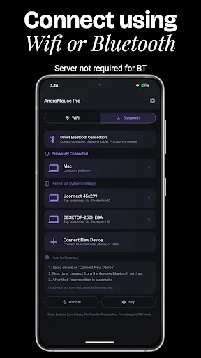 Remote Mouse Keyboard Wifi/BT screenshot 2