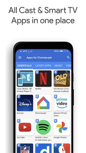 Apps for Chromecast & TV screenshot 2