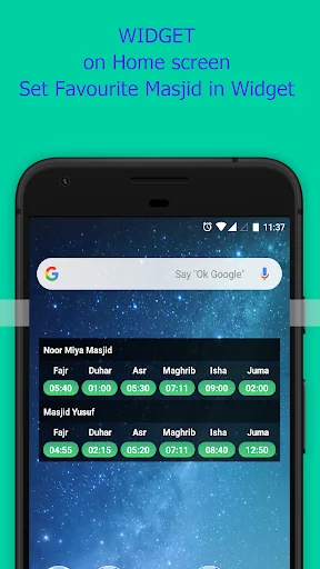 Salah Nearby( Prayer times /Sa screenshot 1