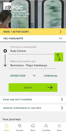 FGC: schedule, zones, rates screenshot 1