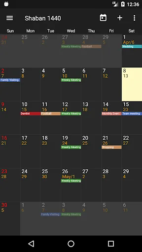 Hijri Calendar & Prayer Times screenshot 2