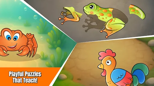 Kids puzzle games. Animal game