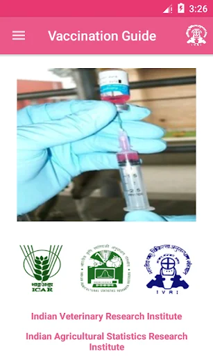 IVRI-Vaccination Guide App(टीक
