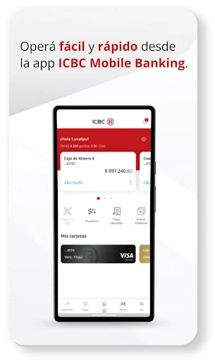 ICBC Mobile Banking Argentina screenshot 1