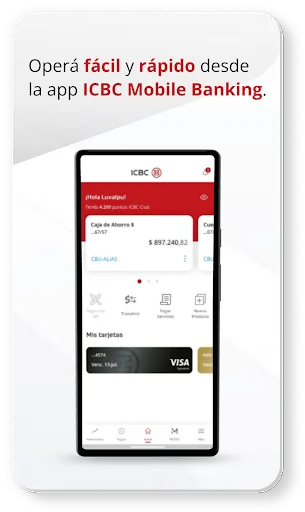 ICBC Mobile Banking Argentina screenshot 1