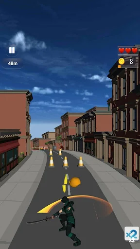 Ninja Run & Cut Fruit offline