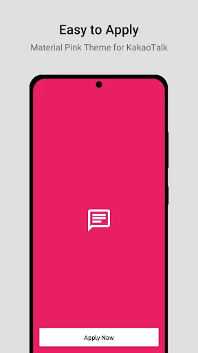 MaterialPink-KakaoTalk Theme