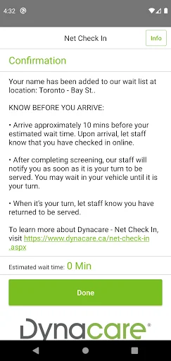 Dynacare - Net Check In screenshot 3