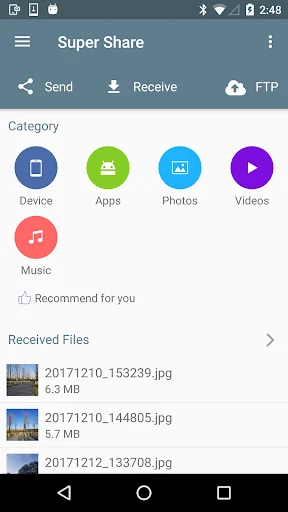 Easy Share :WiFi File Transfer screenshot 1