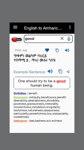 English Amharic Dictionary