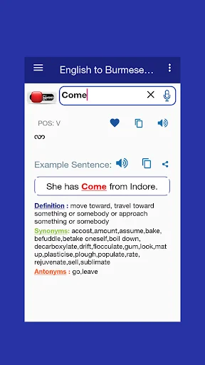 English to Burmese Dictionary screenshot 4