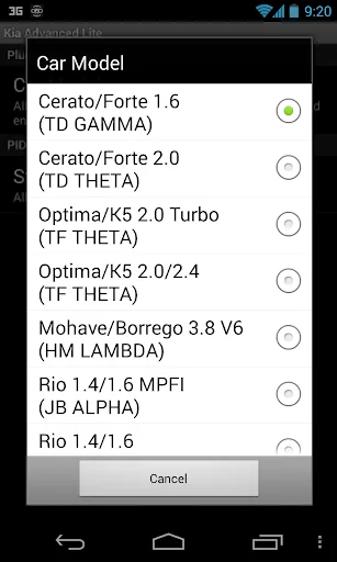 Advanced LT for KIA screenshot 3