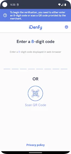 iDenfy Identity Verification screenshot 2
