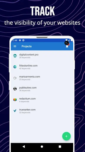 TrueRanker - SEO Rank Tracker screenshot 1