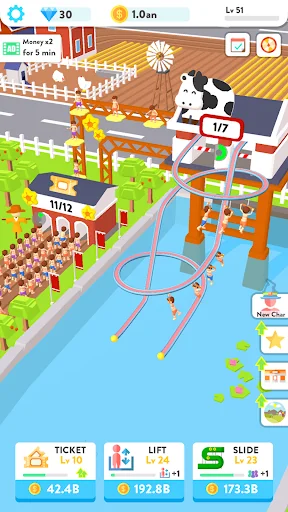 Idle Water Slide screenshot 2