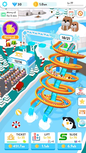 Idle Water Slide screenshot 3