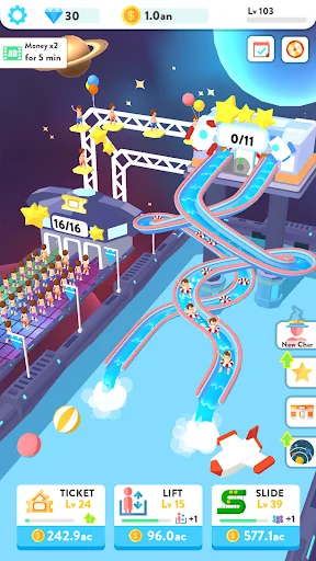 Idle Water Slide screenshot 4