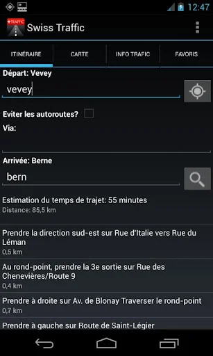 Swiss Traffic screenshot 3