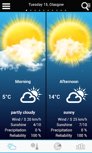 UK Weather forecast screenshot 1