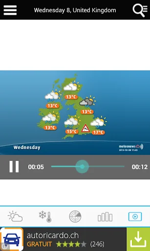 UK Weather forecast screenshot 4