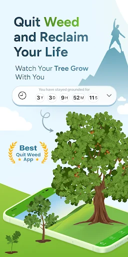 Grounded - Quit Weed Tracker screenshot 1