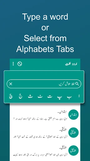 Offline Urdu Lughat Dictionary screenshot 1