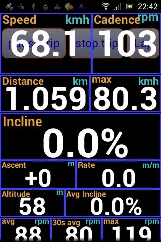 IpBike ANT+™ Bike Computer screenshot 3