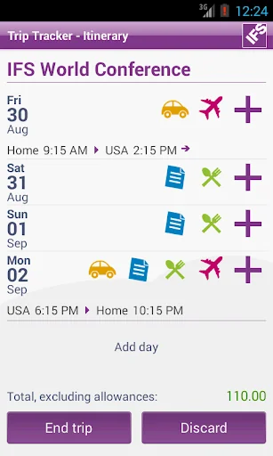 IFS Trip Tracker 9