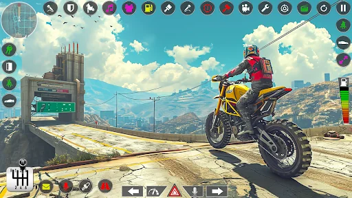 Mega Ramp Bike Stunt Games 3D