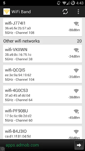 WiFi Band screenshot 1