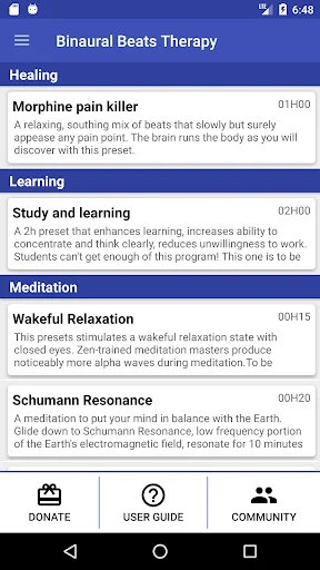 Binaural Beats Therapy screenshot 1