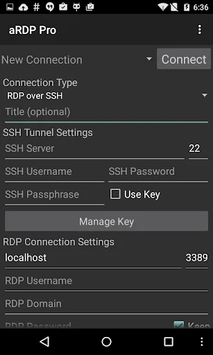 aRDP: Secure RDP Client screenshot 2