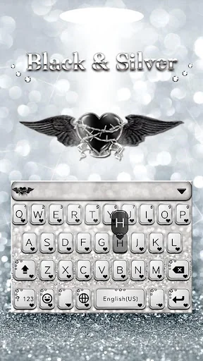BlackandSliver Keyboard Theme