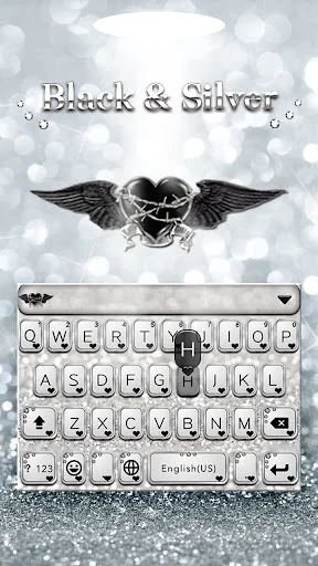 BlackandSliver Keyboard Theme
