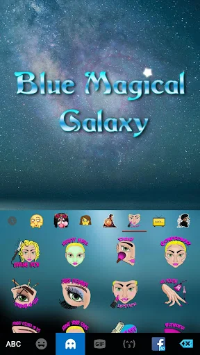 BlueMagicalGalaxy Keyboard The screenshot 3