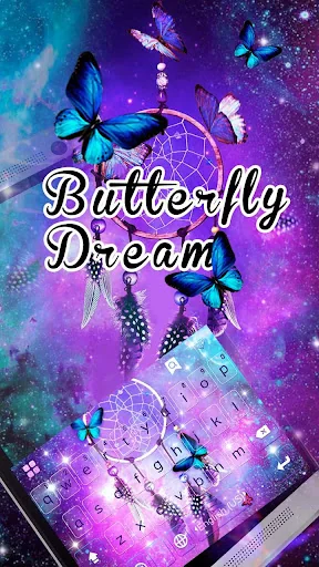 Butterflydream Keyboard Theme screenshot 1
