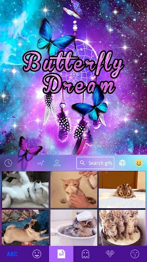 Butterflydream Keyboard Theme screenshot 4