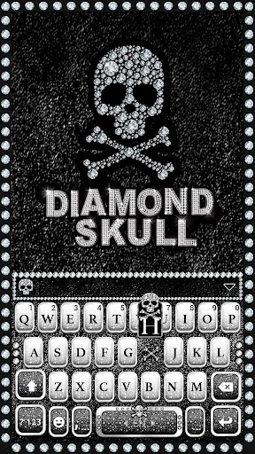 Diamondskull Keyboard Theme screenshot 1