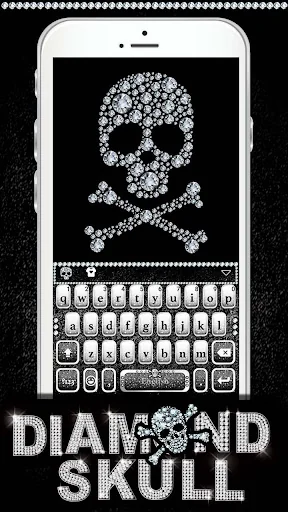 Diamondskull Keyboard Theme screenshot 2