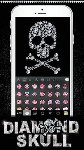 Diamondskull Keyboard Theme screenshot 3