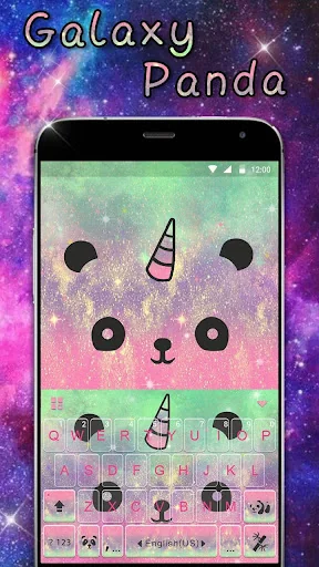 Cuteness Panda Keyboard Theme  screenshot 4