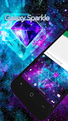 Galaxysparkle Keyboard Theme