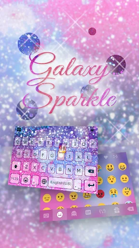 Galaxy Sparkle Kika Keyboard